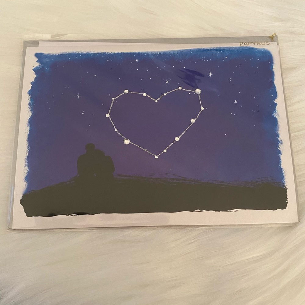 3/$15 NWT Happy Valentine’s Day Papyrus Card. “You are the stars in my sky…”